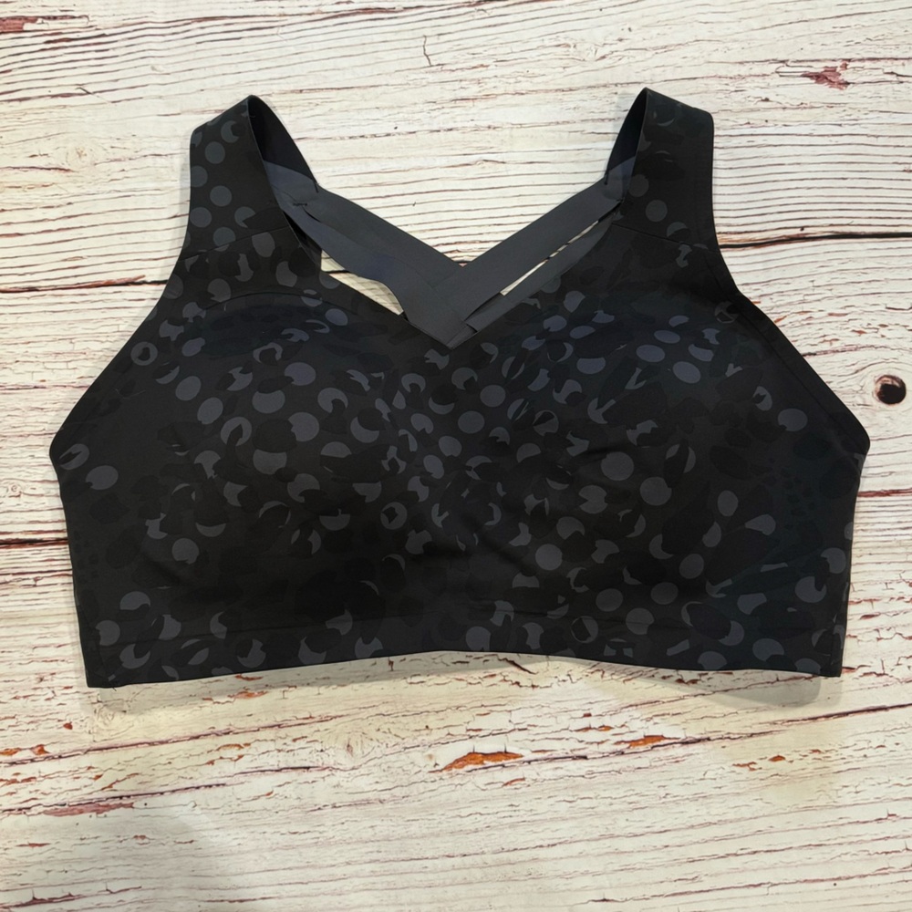 Lululemon Enlite Bra Weave High Support in Primal Dot Black Multi Sz 38DD - Picture 3 of 8